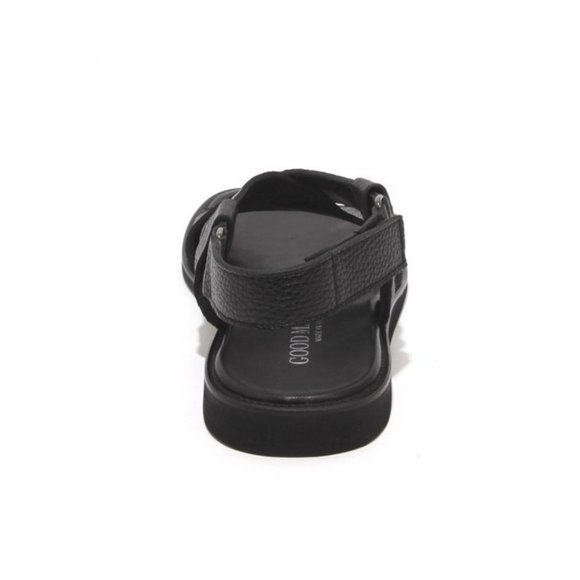 GoodMan 099a Black Leather Slingback Slides Men Comfort Sandals main image 7